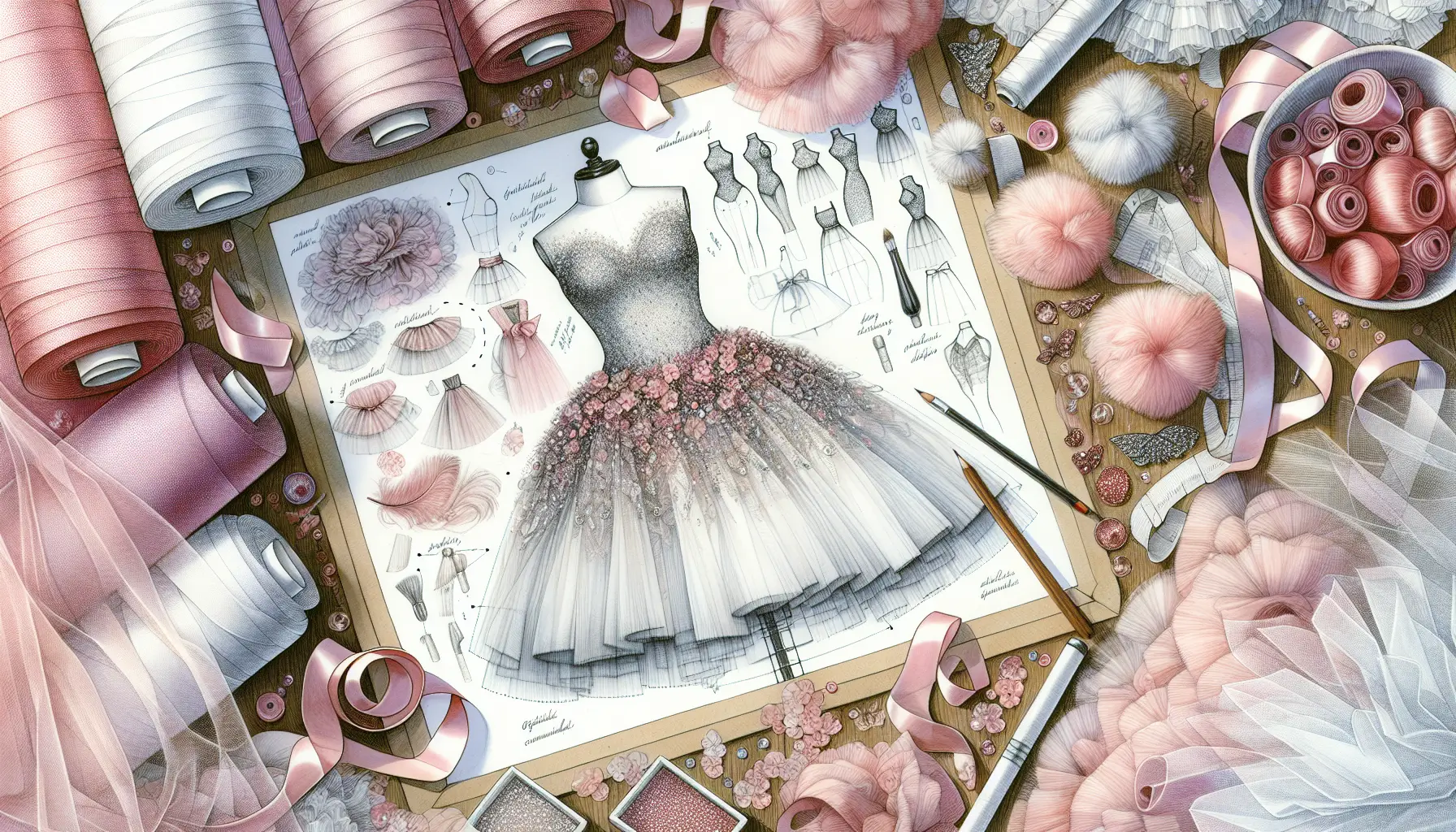 Crafting Your Custom Romantic Tutu