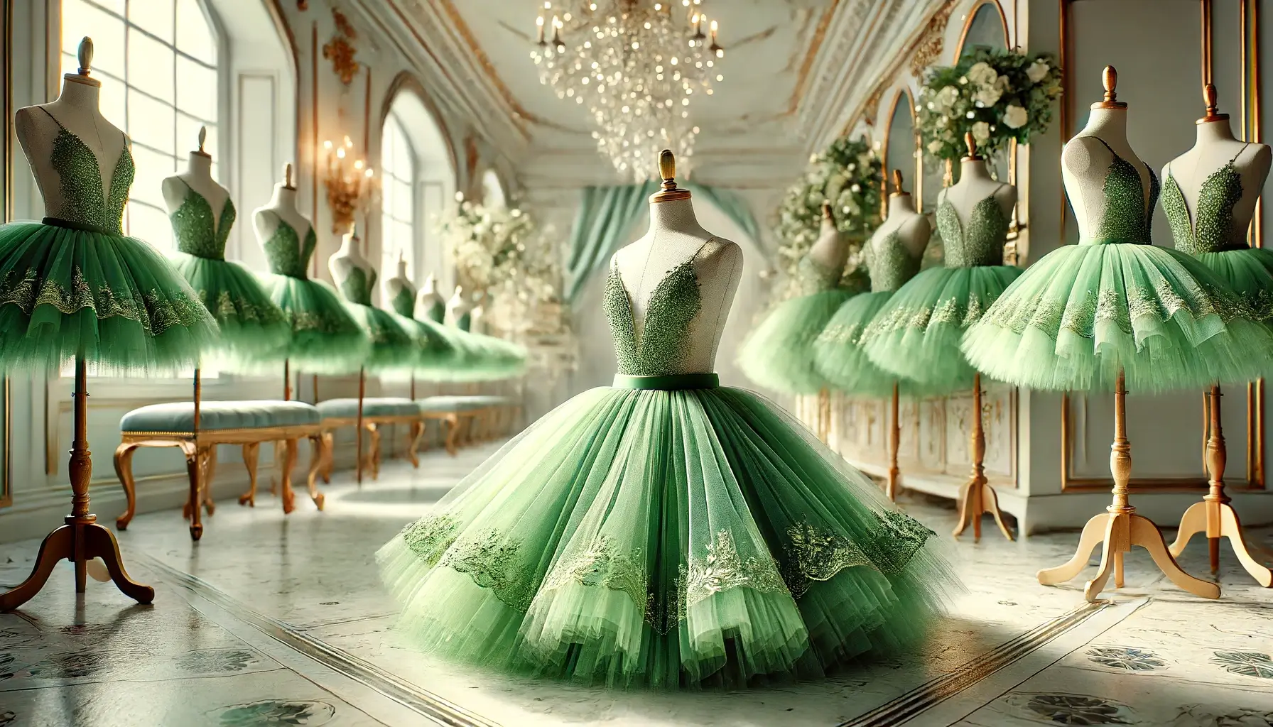 Tutu Green Skirts