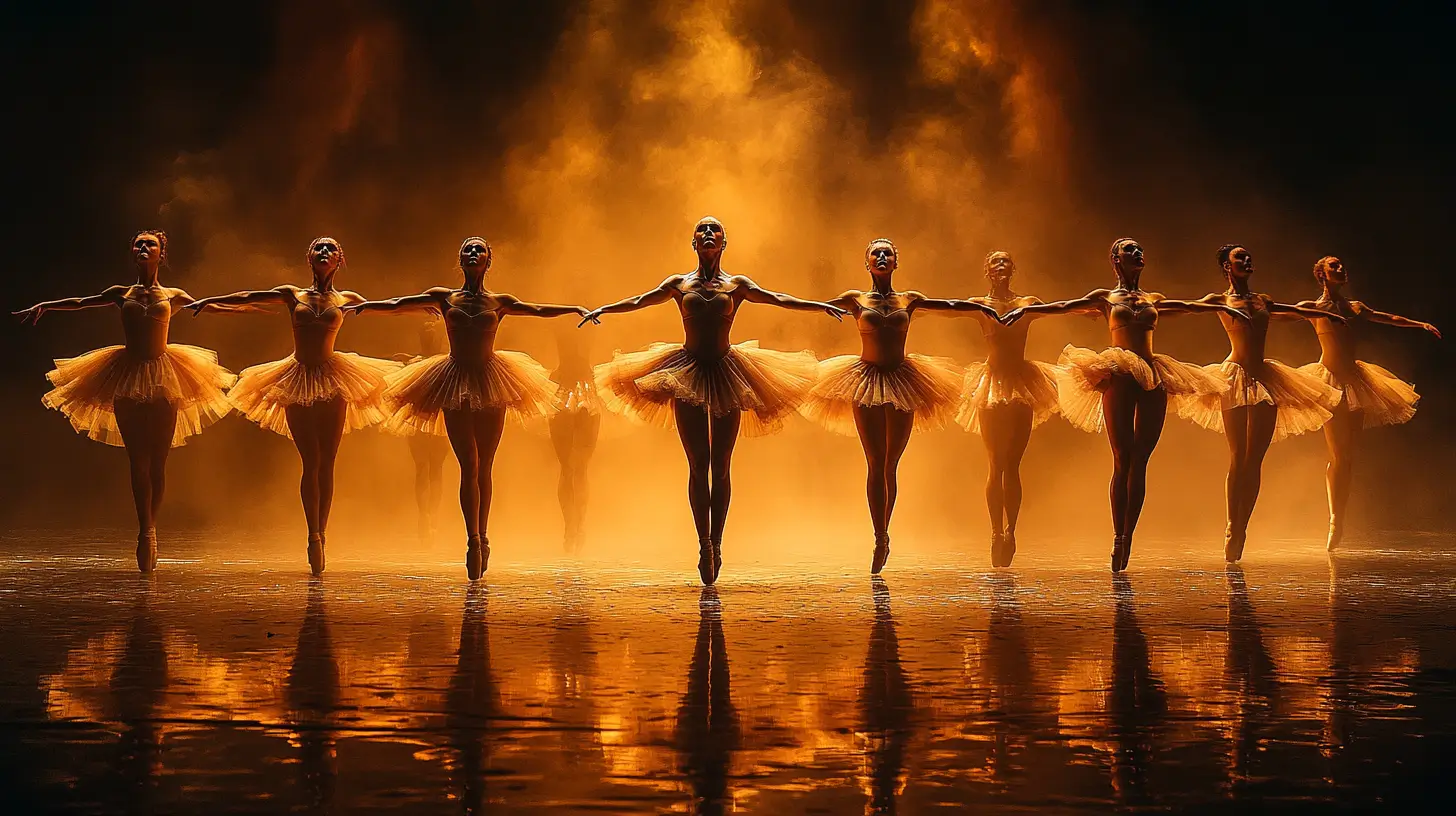 A ballet performance showcasing stage presence and choreography