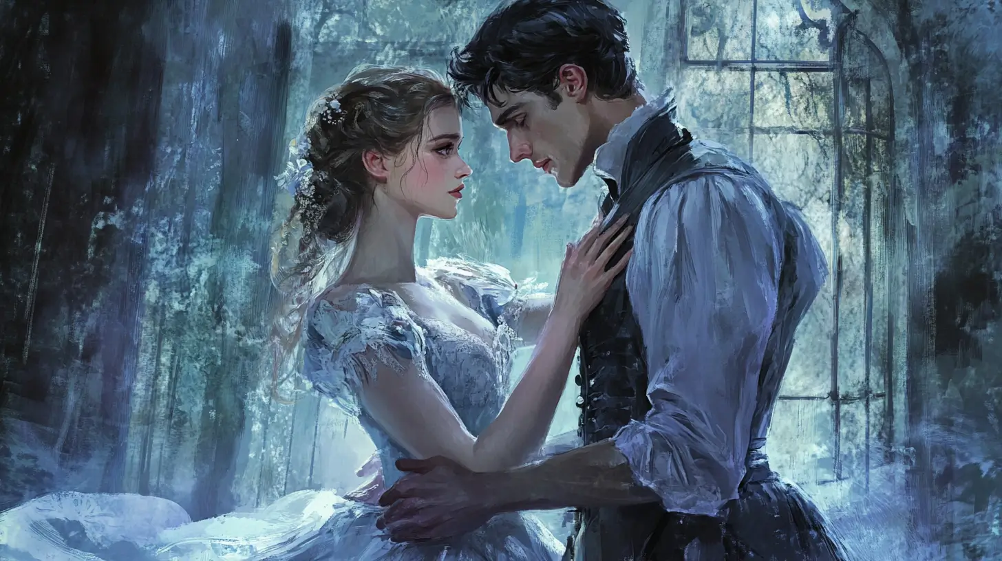 key characters from Giselle, including Giselle and Albrecht