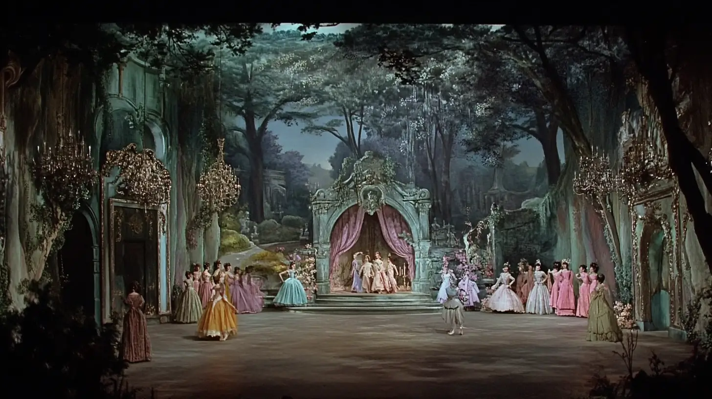 origins of the sleeping beauty ballet, showcasing a fairy tale scene