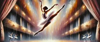 Ballet Jete jump