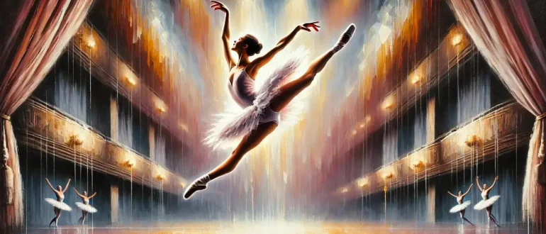 Ballet Jete jump