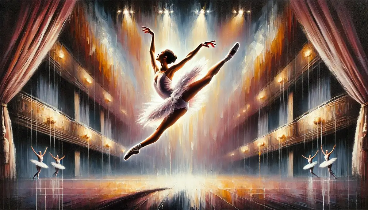 Ballet Jete jump