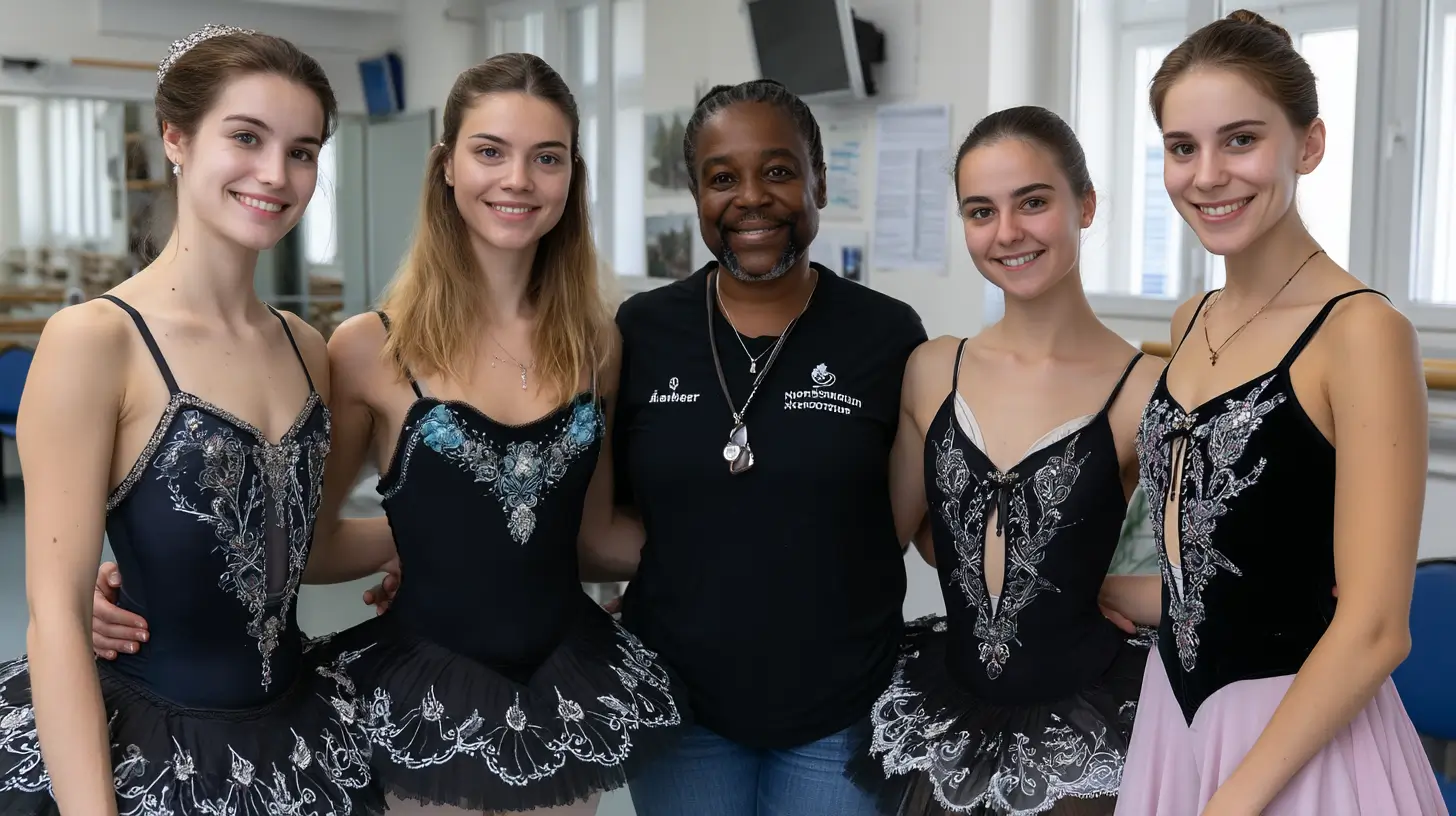 International students at german ballet schools