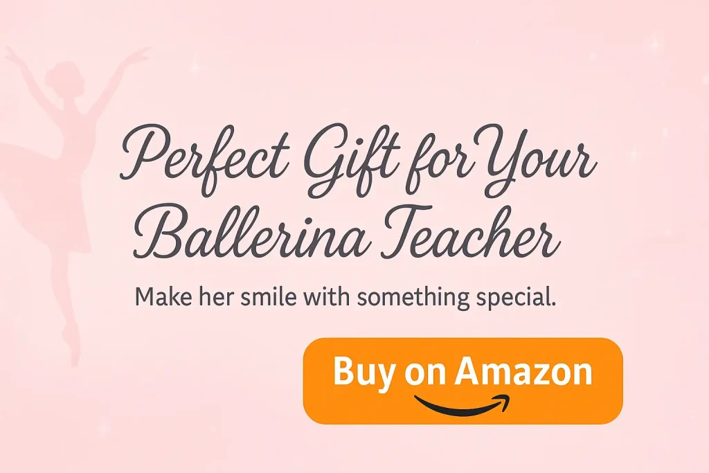 Ballerina teacher gift