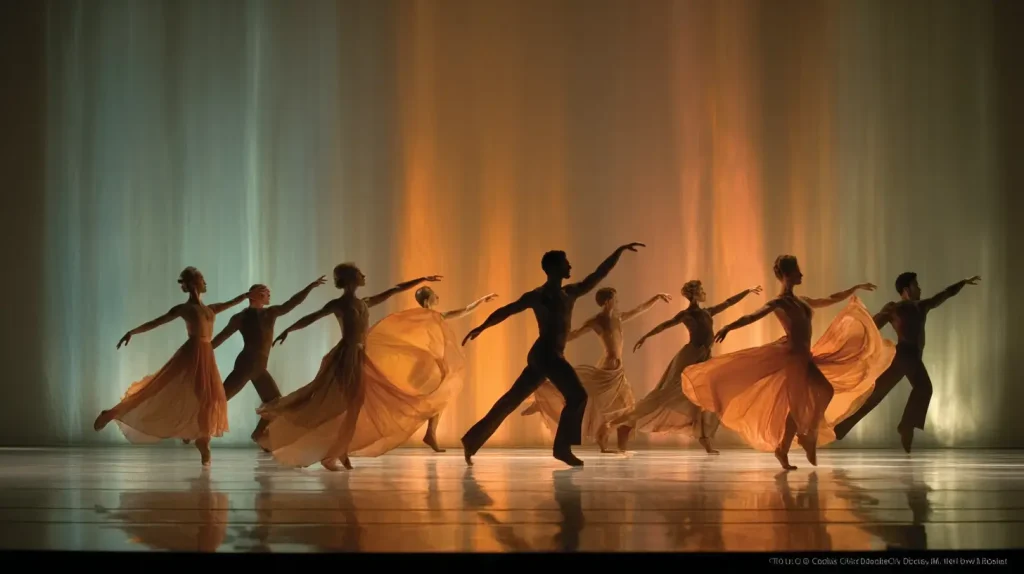 Chrome ballet scenes