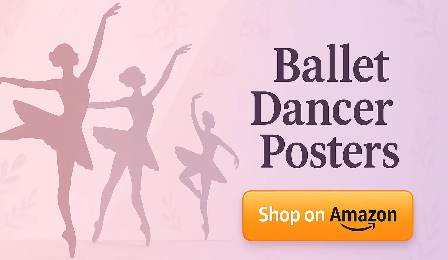 Ballet dancers poster