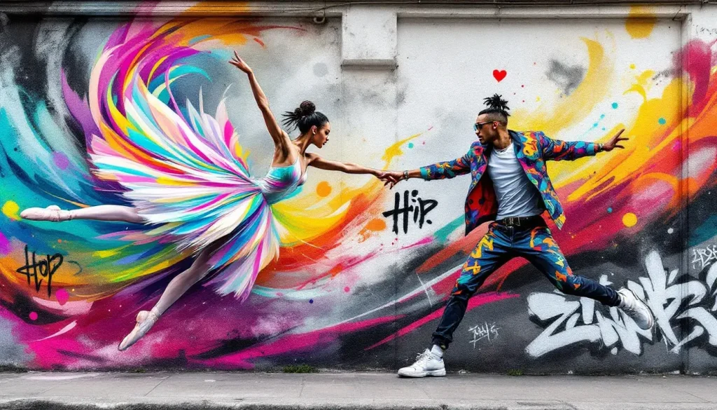 The origins of ballet and hip hop
