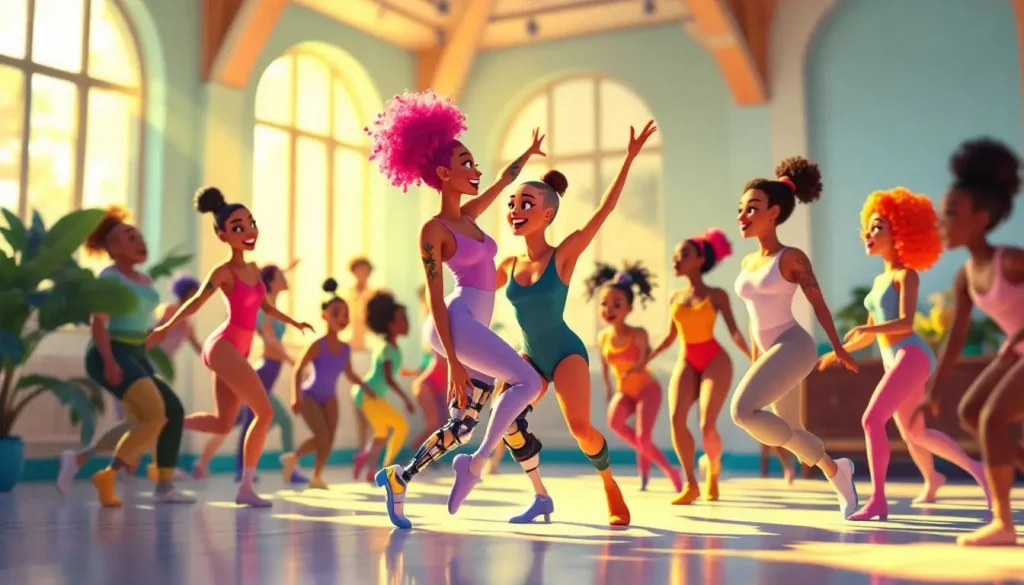 Adults in ballet